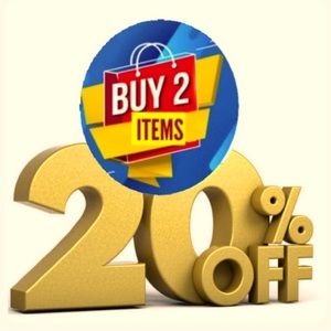 20% off 2 or more items